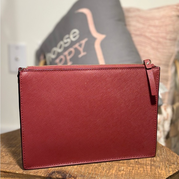 Kate Spade Maroon leather crossbody - Picture 2 of 6